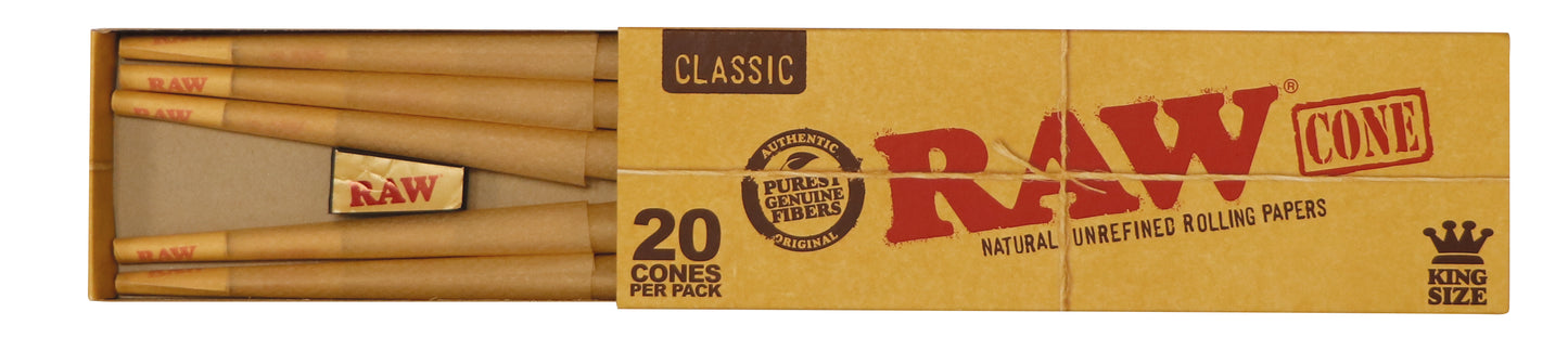 RAW Classic Kingsize Cones