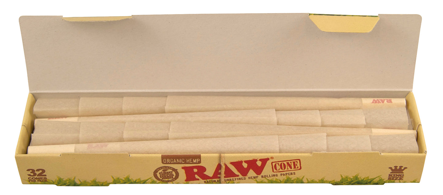 RAW Organic Kingsize Cones
