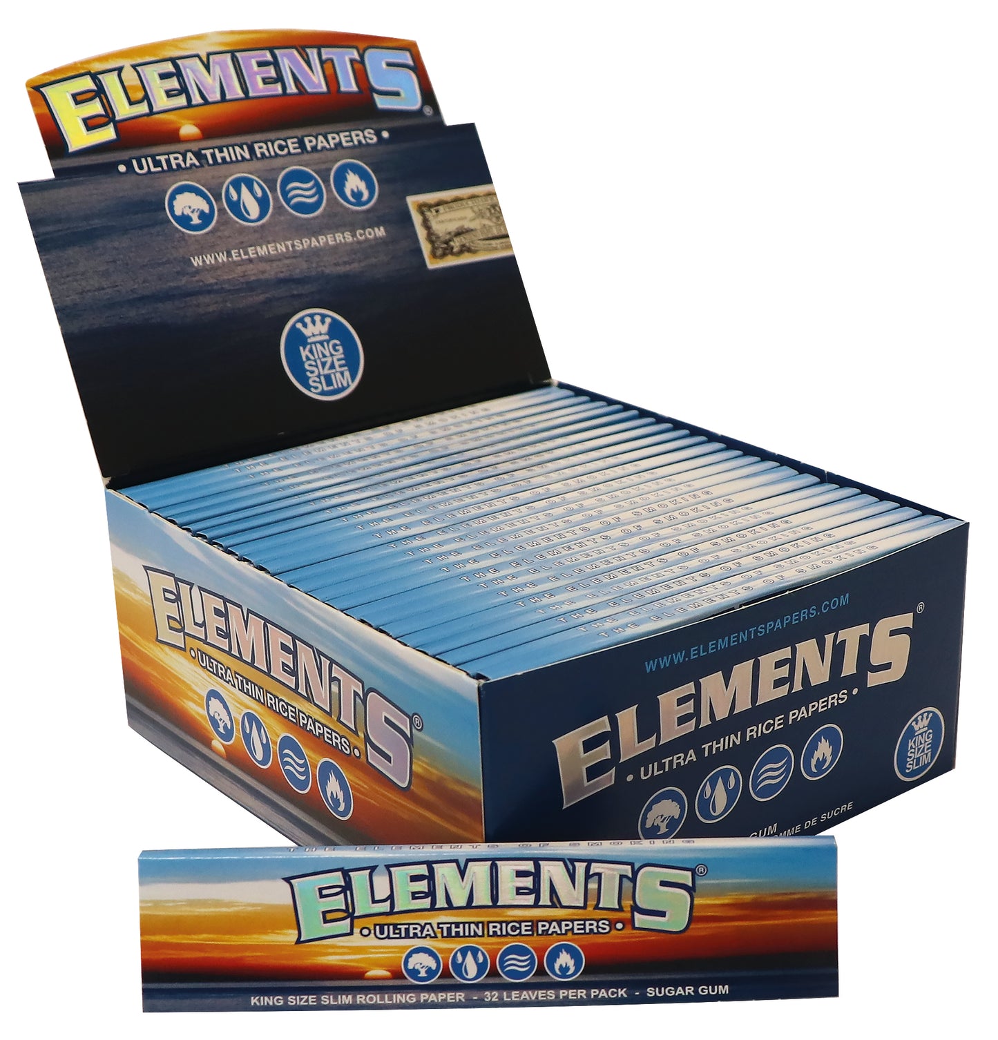 Elements Kingsize Slim