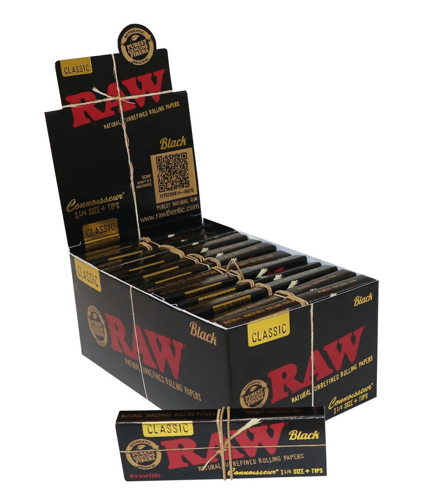 RAW Black Connoisseur 1 ¼