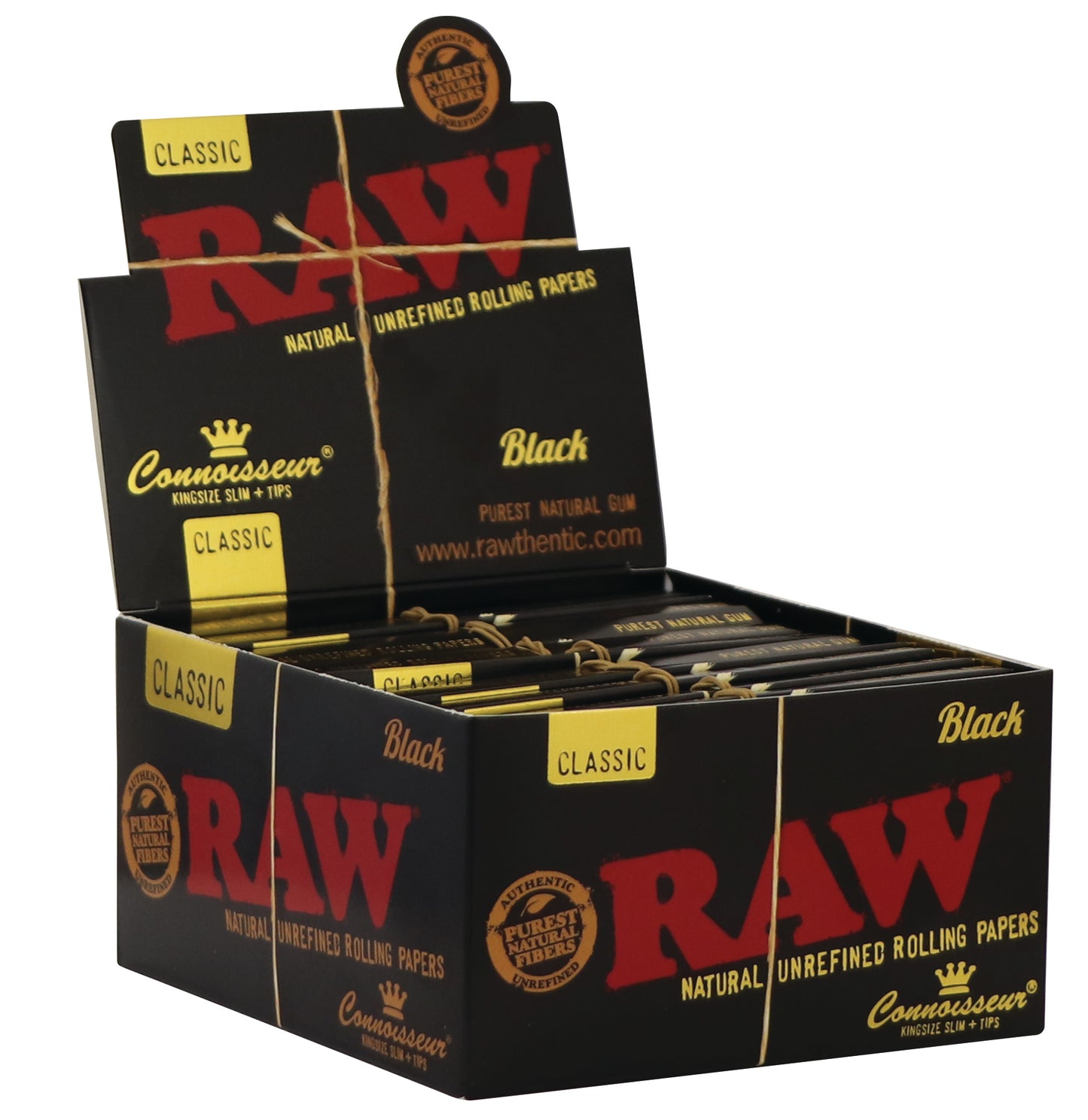 RAW Black Connoisseur Kingsize Slim