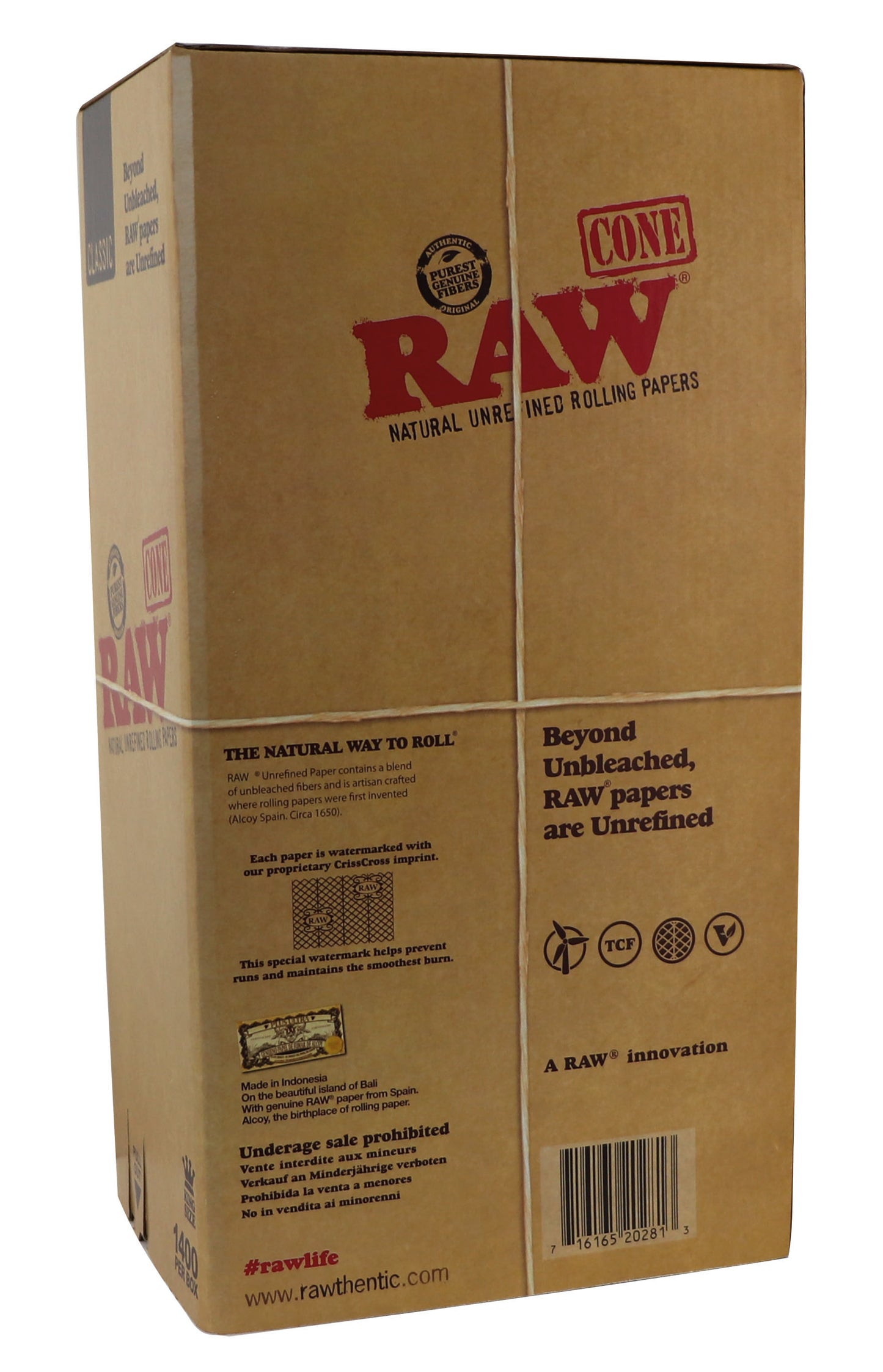 RAW Classic Kingsize Cones