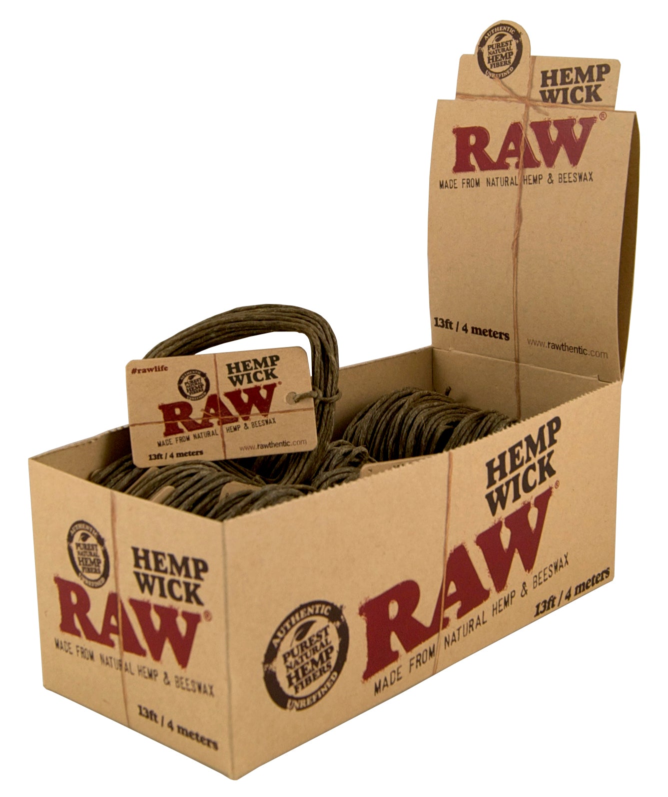 RAW Hemp Wick