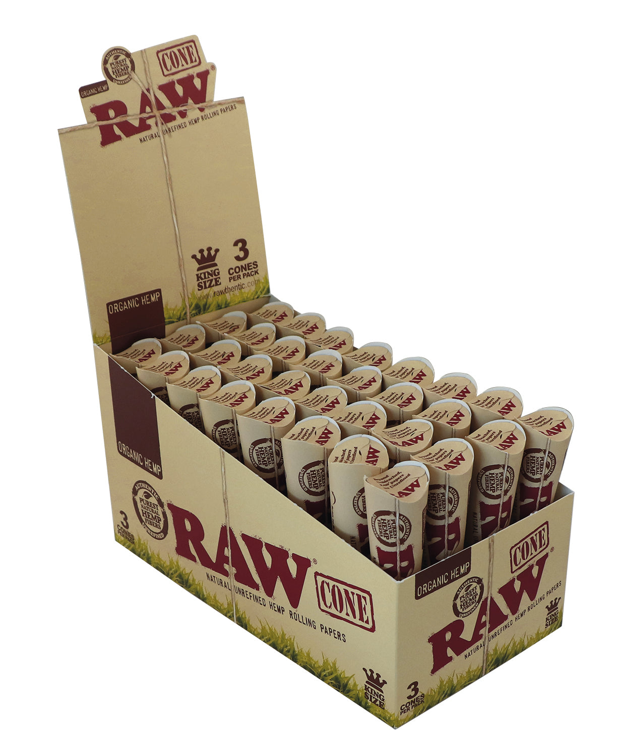 RAW Organic Kingsize Cones