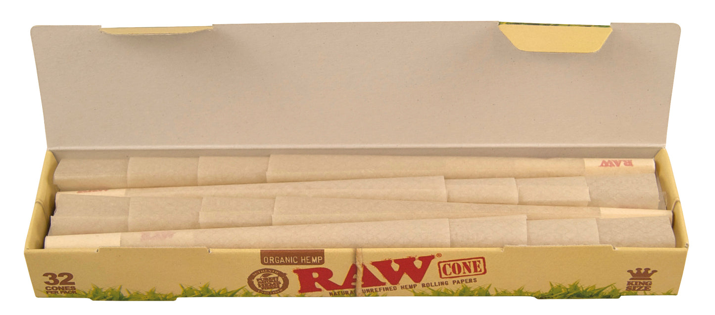 RAW Organic Kingsize Cones