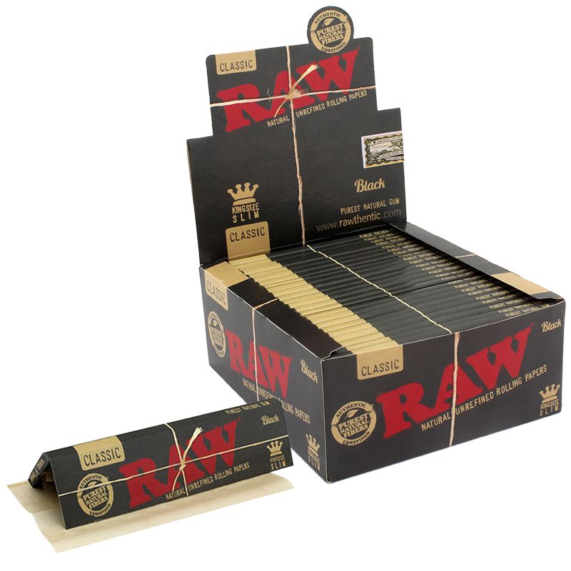 RAW Black Kingsize Slim