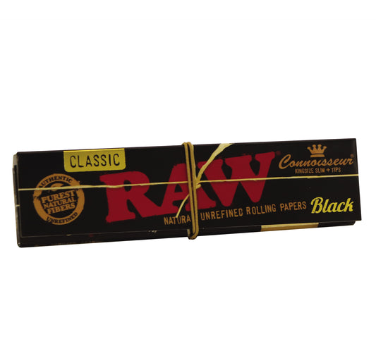 RAW Black Connoisseur Kingsize Slim